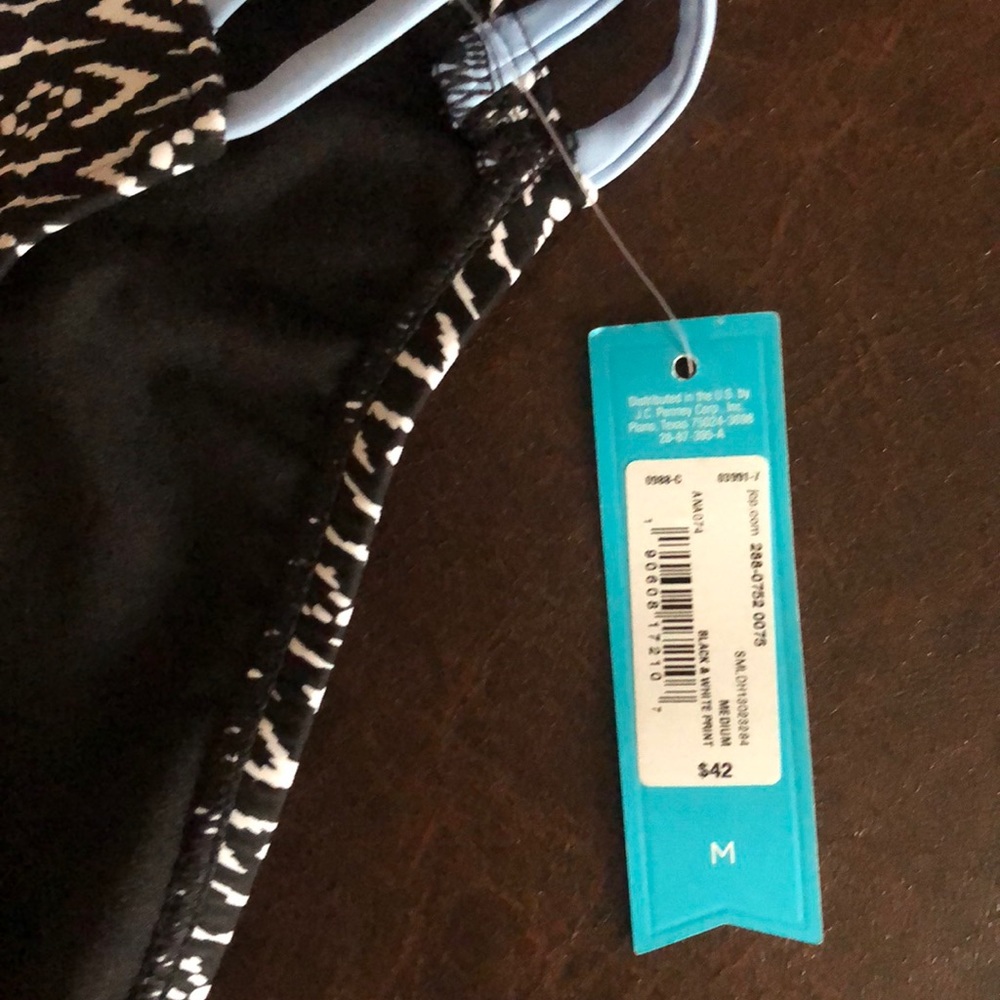 Ambrielle Geo Linear Hipster Swimsuit Bottom - Picture 5 of 5
